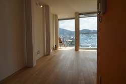 東山が一望です。