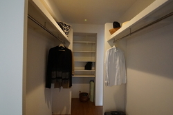 大容量クローゼット